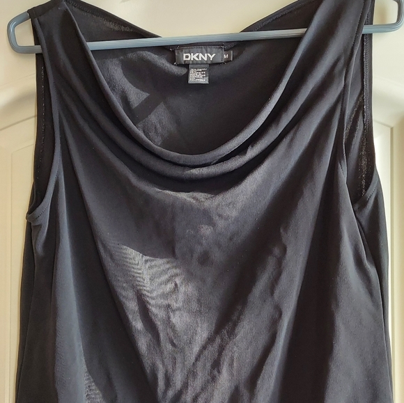 DKNY Dressy top - Sleeveless Black M - Picture 1 of 3